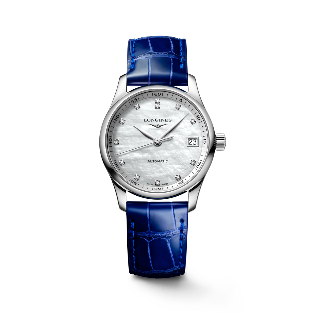 Longines Master Collection 34mm Nacre Alligator - L2.357.4.87.0