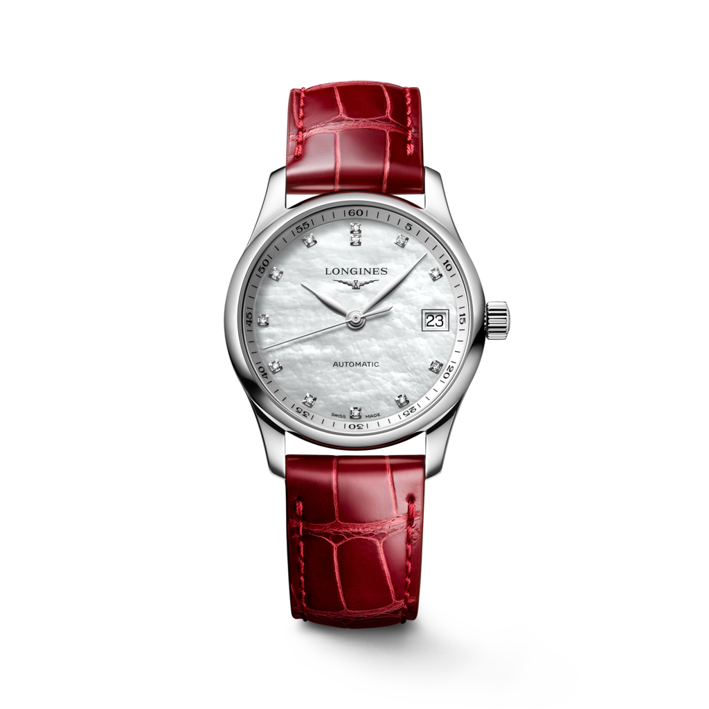 Longines Master Collection 34mm Nacre Cuir - L2.357.4.87.2