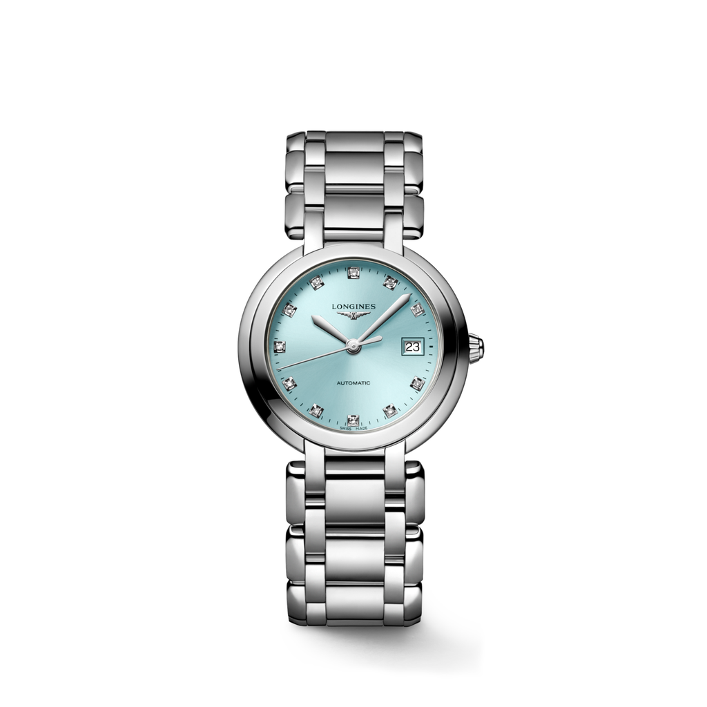 Longines PrimaLuna 30mm Automatique Bleu - L8.113.4.90.6