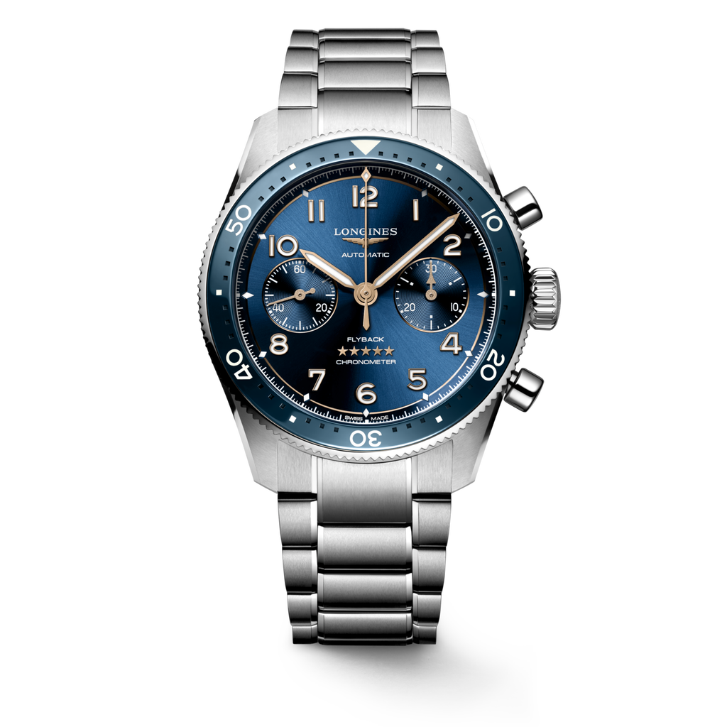 Longines Spirit Flyback 42mm Bleu Acier - L3.821.4.93.6