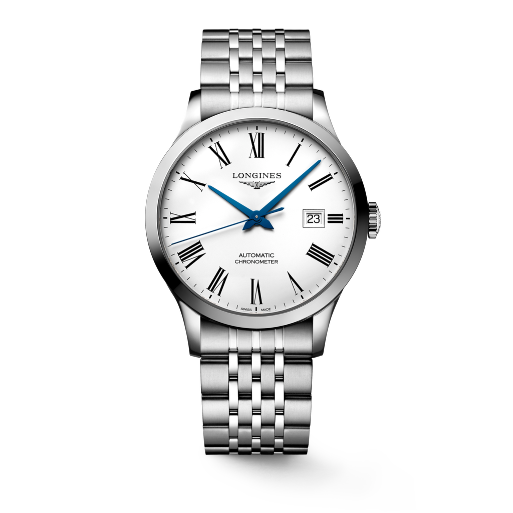 Longines Record Blanc mat - L2.821.4.11.6