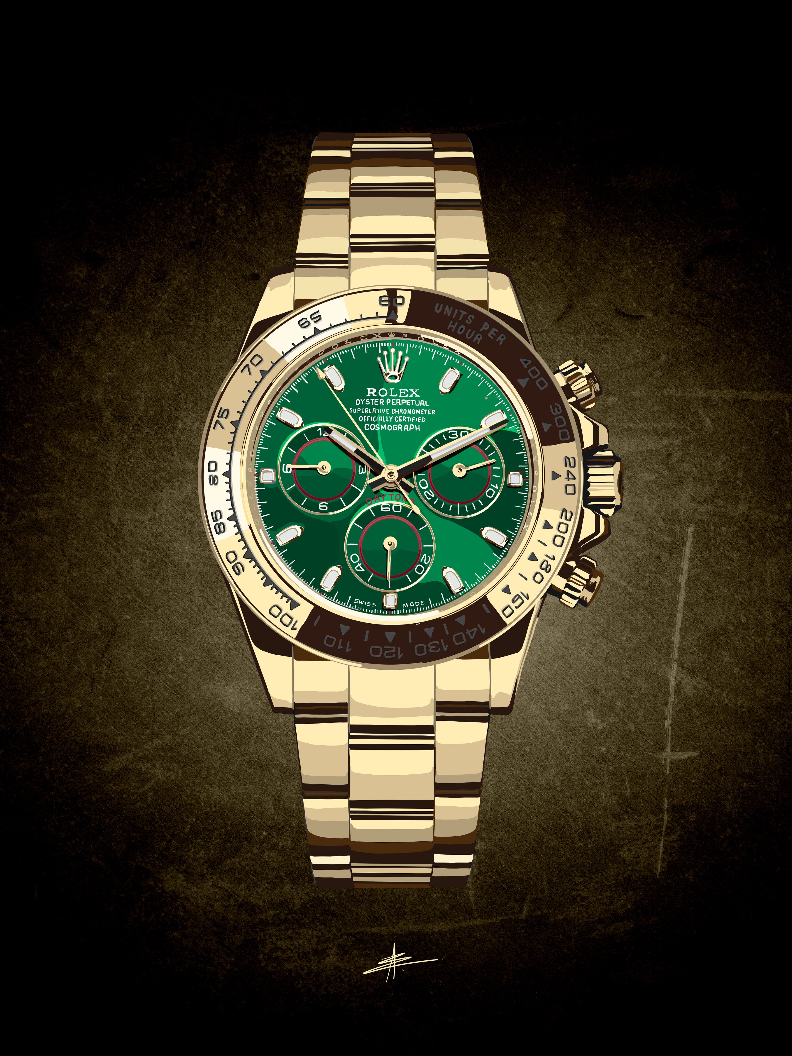 Poster Rolex Daytona by TheWatchoniste – Tempus Shop