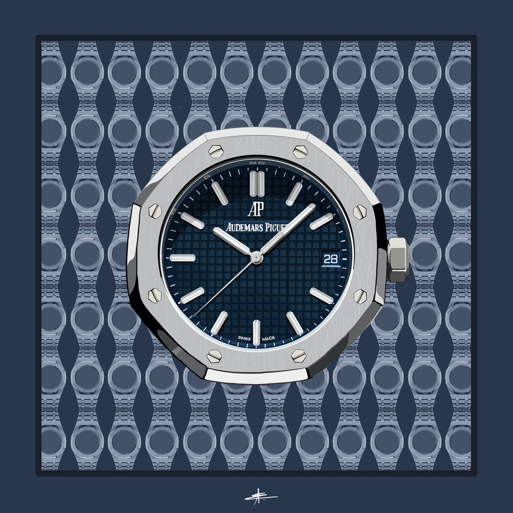 Poster Audemars Piguet Royal Oak by Watchoniste